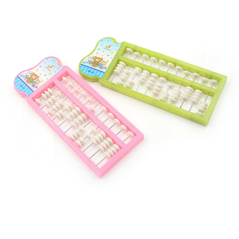 Plastic Abacus Arithmetic Tool Kid's Math Learn Aid Caculating Toys Gifts  Z