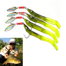 Lures Fishing Bait Fish Plastic Silicone Sea Swimbait Shad Lot Baits Spoon OZ