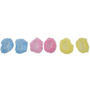 6 Pcs Vinyl Disposable Shower Hair Cap Stretchy Bath Hat