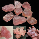 Natural Pink Rose Quartz Crystal Stone Rock Mineral Specimen Healing Collectible