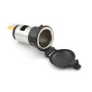 12V 120W USB-Cigarette Lighter Waterproof Car Power Outlet Socket For Motorcycle