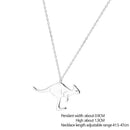 Kangaroo Pendant Necklace Animal Holiday Wallaby Women Charm Alloy Necklace R9A0