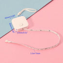 1.5m*7mm Candy Color Small Plastic Retractable Tape Measure School Office Supply