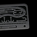 1set Multi Tools Card Survival Wallet Sized Camping Hiking Emergency EDC GeaBSE