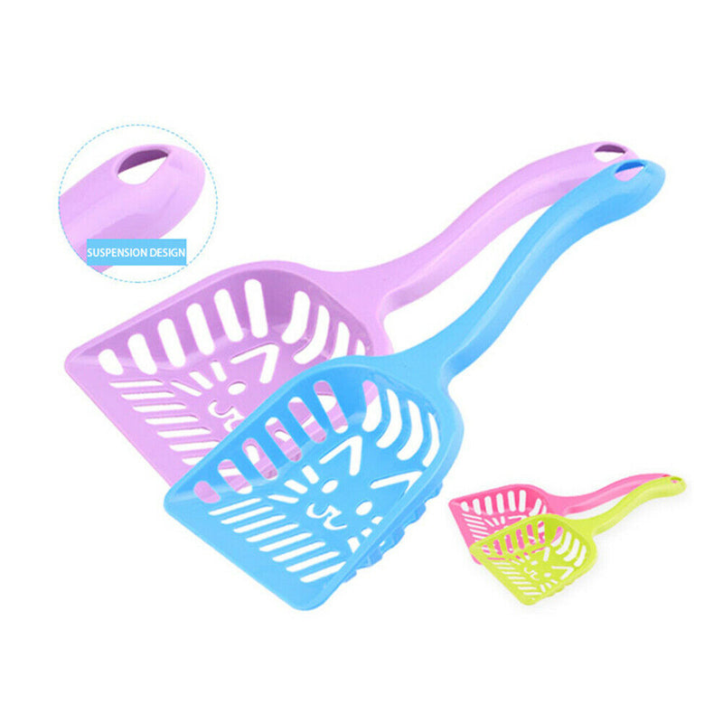 1pc Plastic Cat Litter Shovel Hollow Waste Sifter Scoop Cleaning Tray F Pet Cats