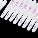 8Pcs Plastic Handle Floral Aluminium Crochet Hooks Knitting Needle Set Weav