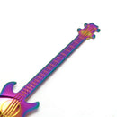 4PCS Guitar Shaped Stainless Steel Coffee Spoon Demitasse Spoons For Cake Spoo%!