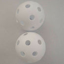 6-Pack Of 9-Inch Softballsâ€“Perforated Practice Balls For Sports Training &