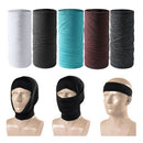 2Pcs Cycling Face Cover Balaclava Tube Soft Scarf Unisex Anti-UV Neck Gaiter