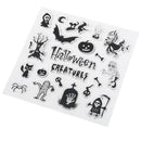 Halloween DIY Transparent Silicone Clear Stamps Scrapbooking Album Cards De JR