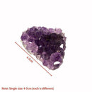 1pc Natural Amethyst Geode Crystal Quartz Amethyst Cluster Mineral Specimen E0U7