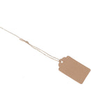 100Pcs Blank Kraft Jewelry Price Label String Price Tags With String 20m ME
