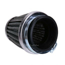 60mm 2 Layer Cold Air Intake Filter Cleaner Turbo Motorcycle Replacement Parts