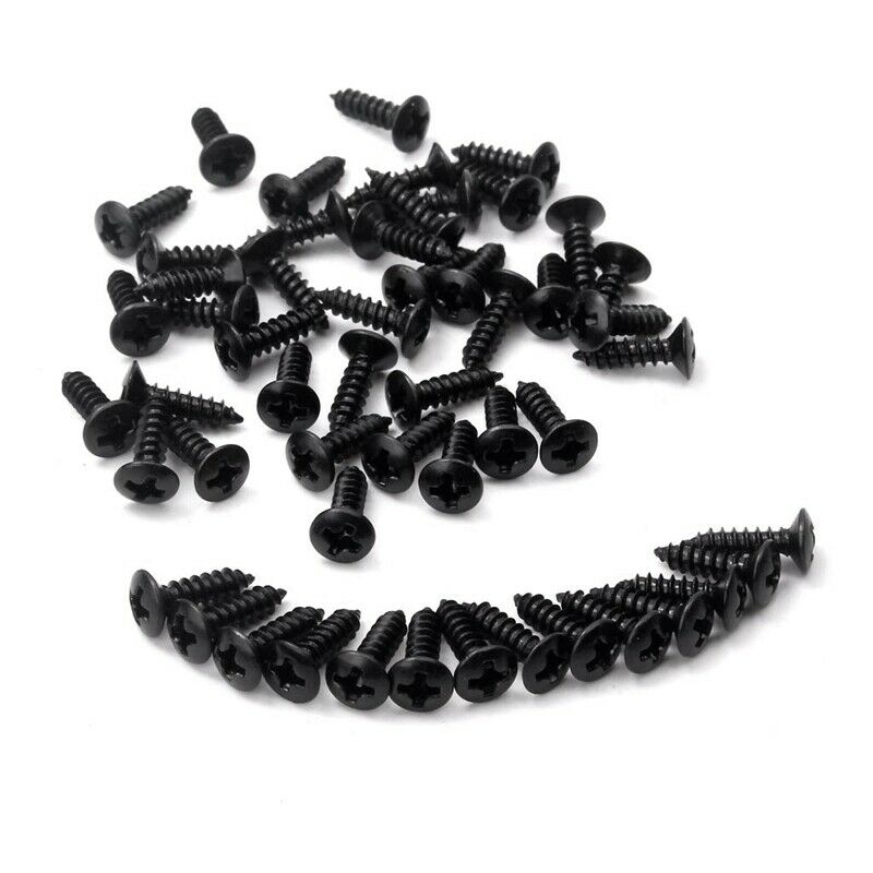 100Pcs Bass Guitar Screw, Cavity Cover Guitar Cover Screw For Electric Guit