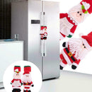 Christmas Refrigerator Handle Covers Cloth Santa Fridge Knob Hot Door T4X6