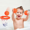 Bath Toys Fun Basketball Hoop Balls Playset For Boys Girls Bathtub Game Edu P8V1