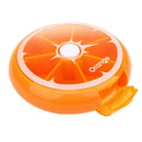 Outdoor Travel Pill Portable 7 Day Rotating Pill Case Orange