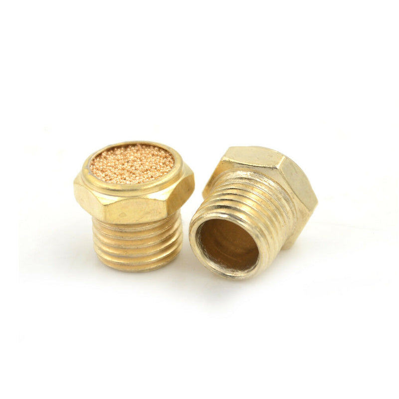 5PCS Pneumatic Air Breather Vent Silencer Muffler Threaded NPT 1/4" SE