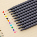 10 Pcs Creative Multicolor Painting Pen 0.38mm Thin Line Pencil Drawing Arts