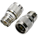 1Pc N Type Male to UHF SO-239 Female Jack Straight RF Coax Adapter ConnectorB3C