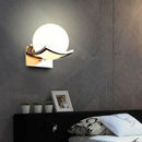 Unique Creative Metal Glass Ball Wall Lamp Led Wall Lights for Passage Corr