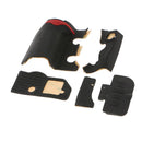 5 Pieces Front Rear Grip Rubber Unit USB Rubber Cover + Tape for Nikon D300S
