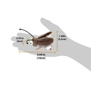 Cat Toys Animal Sound Interactive Squeaking Cat Toys Melody Chaser Toys for C1Q1