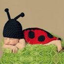 Cute Baby Boys Girls Beetle Pattern Handmade Knitted Clothes Kid Photo Prop A