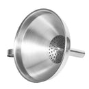 Stainless Steel Kitchen Funnel with Detachable Filter for Transporting Liqu V7G8