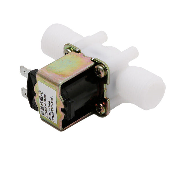 1/2" AC220V Magnetic N/C Electric Solenoid Valve Water Air Inlet Flow Switch