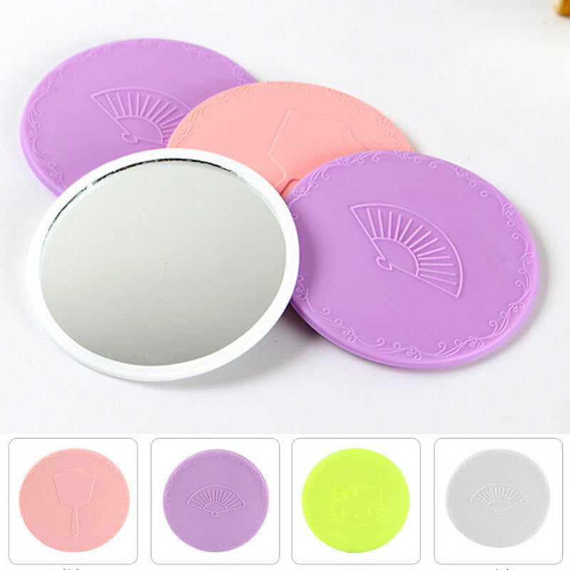 Mini Cute Mirror Lovely Portable Makeup Mirror Small Pocket Travel One Sided  Gw