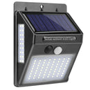 100 Led Solar Light Outdoor Solar Wall Lamp Pir Motion Sensor Waterproof Bu