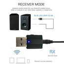 Wireless 2in1 Bluetooth Audio Stereo Music Home Car 5.0 Adapter Receiver Devices