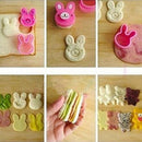 3Pcs Cute Sandwich Cutters Mini Cookie Cutter Shapes Set For Kids Bento Cut X3E5