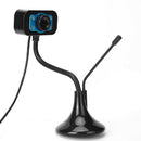 0.3MP HD Webcam with Microphone Goose Neck USB Web Camera for PC Computer