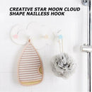 Plastic Star Cloud Hook Clothes Storage Hanger Rack Wall Kid Bedroom Decor