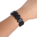 Natural Black Bian Stone Bracelet Carve Black Bianshi Bracelet Jewelry For Men U