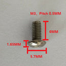 20Pcs M3 Titanium Alloy Hexagon Button Head Cap Bolts Screws 6mm/8mm