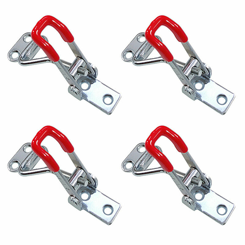 4pcs Case Chest 100kg 220lbs Toggle Clamp Home Small Adjustable Catch Latches