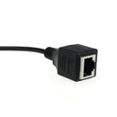 3.5mm Audio Male to RJ45 Socket Ethernet Adapter Short Cable CAT5 CAT6 Extender