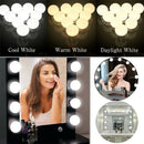 2pcs LED Makeup Mirror Light Bulb Kit Dimmable USB Hollywood Table Lights A