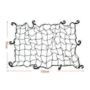 95X155Cm Car Universal Black Roof Luggage Sundries Net Bag Cargo Net 10 Hoo