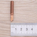6pcs Set Pure Copper Iron Tip 900M-T Soldering Tip Soldering Rework Station New