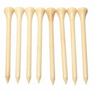 100x Burlywood Wooden Professional Golf Tees 83mm 3 1/4 inch Length Golfer