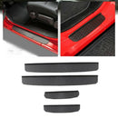 4Pcs Car Pedal Door Panel Guard 4 Door Sill Guard Plate Protector for Wrang R8N1