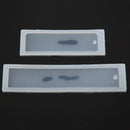 5X(2 Pcs/Set Rectangle Silicone Bookmark Mold, DIY Bookmark Mould Making E B4G4)