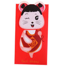 6pcs/set Year of the Rat Packet Bag Chinese New Year Red Money Envel mdPT3C