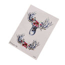 1PC Cute Deer Head Temporary Tattoos Body Arm Leg Waterproof Tattoo StickersLJ