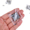 10pcs Phone Tempered Glass White Edge Eliminate Liquid with BrushA3C