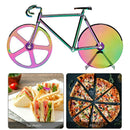 3Pieces Bicycle Pizza Cutter Bike Roller Pizza Slicer Kitchen Pizza Cutter
